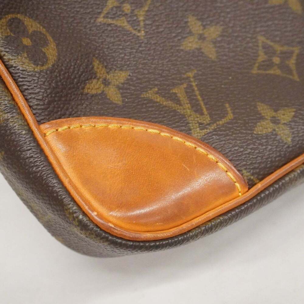 LOUIS VUITTON Authentic Brown Monogram Clutch Bag - Picture 6 of 11